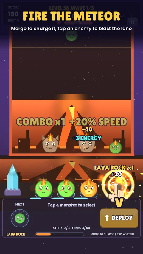 Meteor power hitting attackers